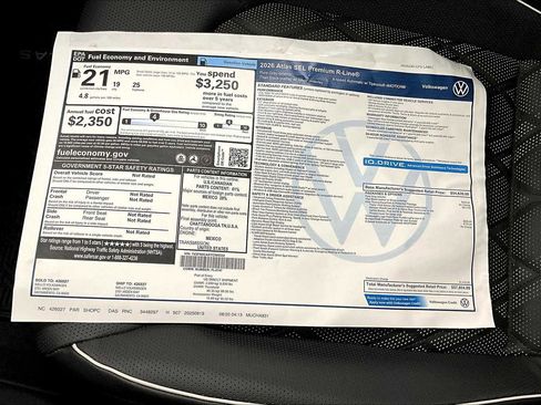New 2026 Volkswagen Atlas SEL Premium R-Line image 36