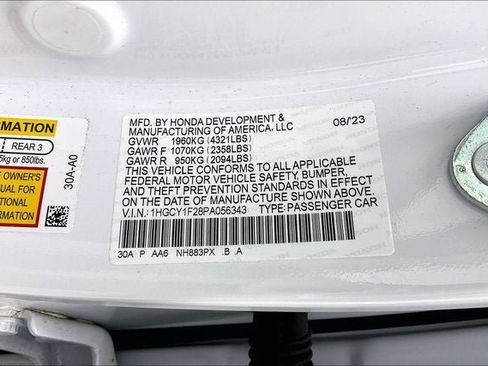 Certified 2023 Honda Accord LX image 32