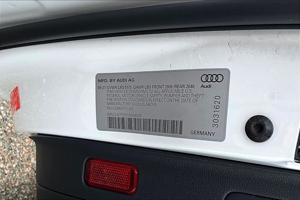 Used 2022 Audi S5 Premium Plus w/ Premium Plus Package AWD/4WD image 19
