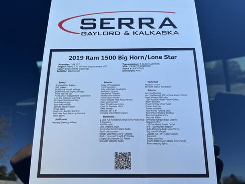 Used 2019 RAM 1500 Big Horn AWD/4WD image 45