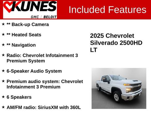 Used 2025 Chevrolet Silverado 2500 LT w/ Safety Package image 2