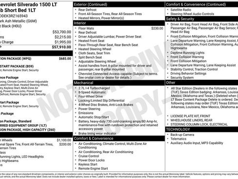 Used 2024 Chevrolet Silverado 1500 LT w/ Protection Package AWD/4WD image 39