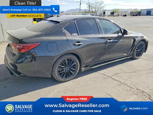 Used 2018 INFINITI Q50 Luxe w/ Cargo Package (L95) image 4
