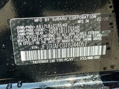 New 2026 Subaru Impreza 2.0i Sport AWD/4WD image 39