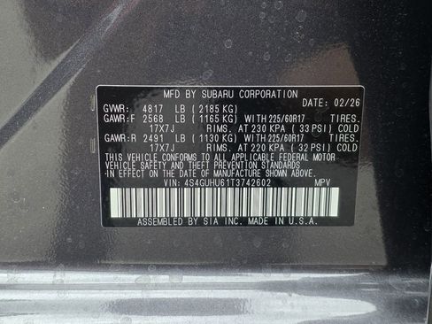 New 2026 Subaru Crosstrek 2.5i Wilderness image 32