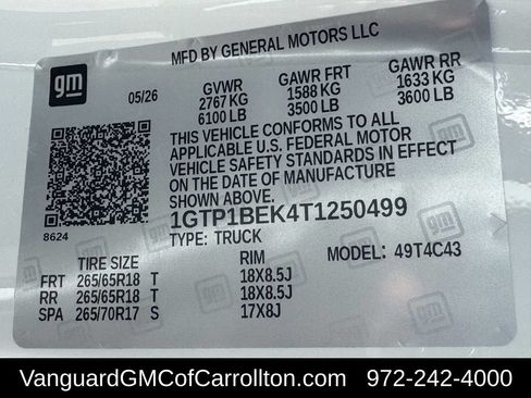 New 2026 GMC Canyon Elevation w/ Convenience Package RWD image 22
