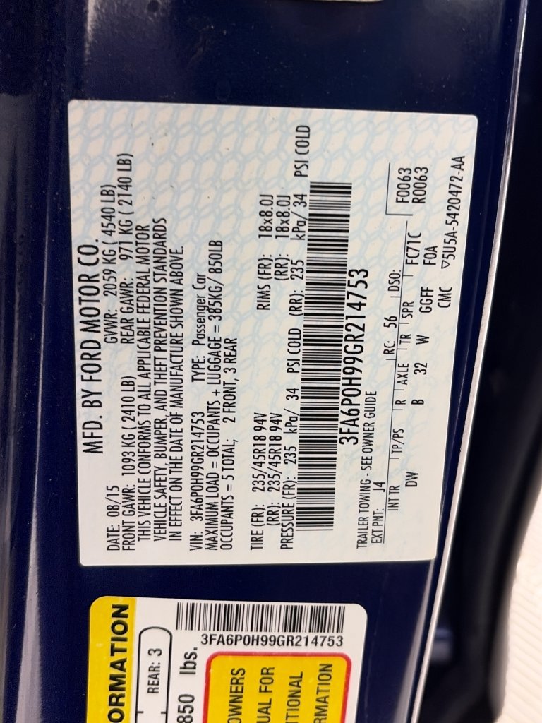 Used 2016 Ford Fusion SE FWD image 9