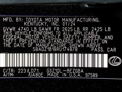 Used 2024 Lexus ES 350 w/ Premium Package FWD image 32