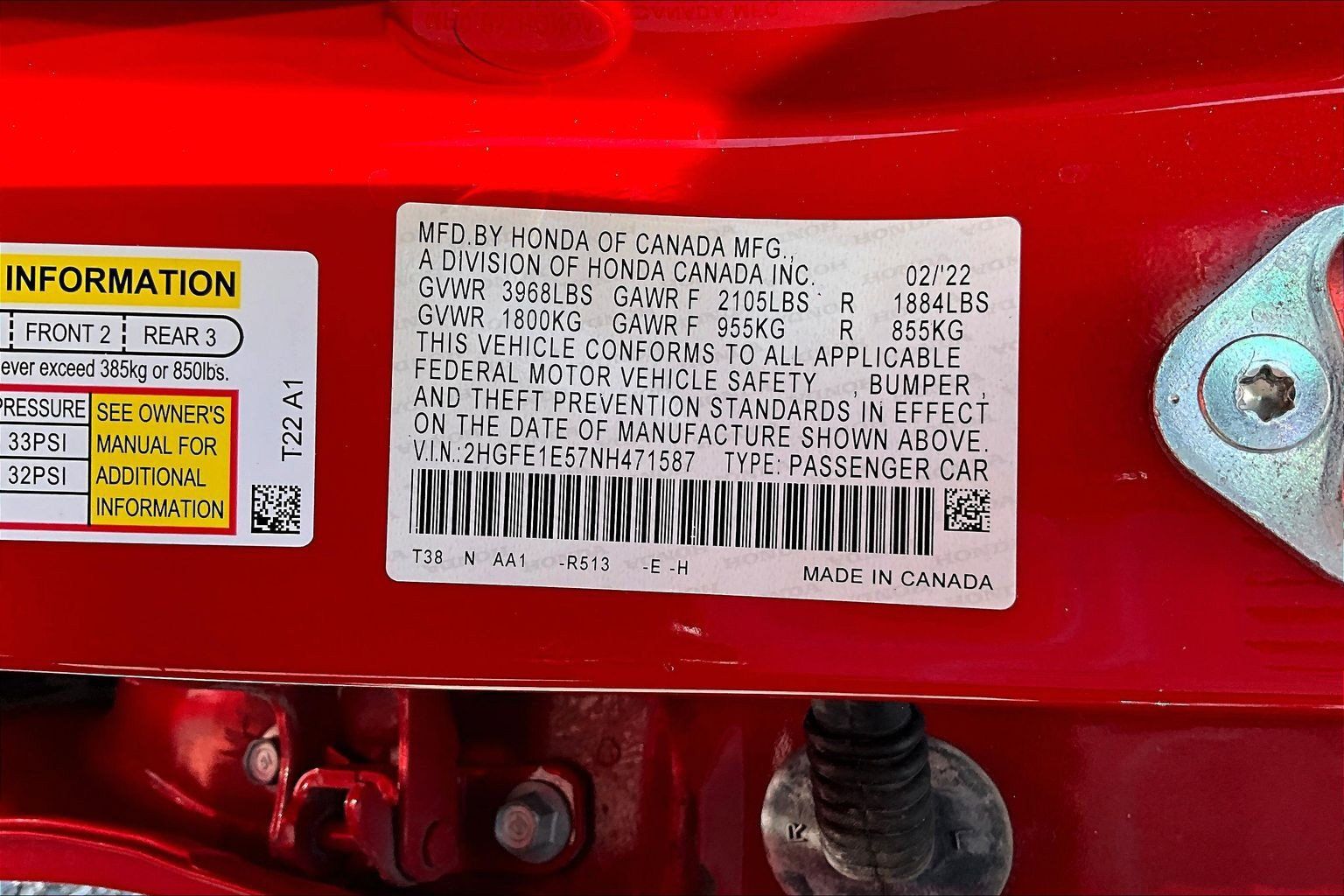 Used 2022 Honda Civic Si image 18