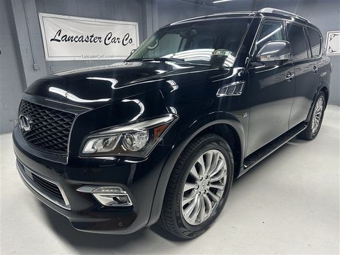 Used 2016 INFINITI QX80 4WD w/ Deluxe Technology Package image 1