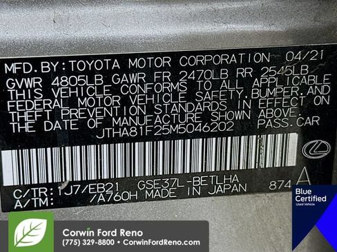 Used 2021 Lexus IS 300 AWD w/ Accessory Package 2 image 35