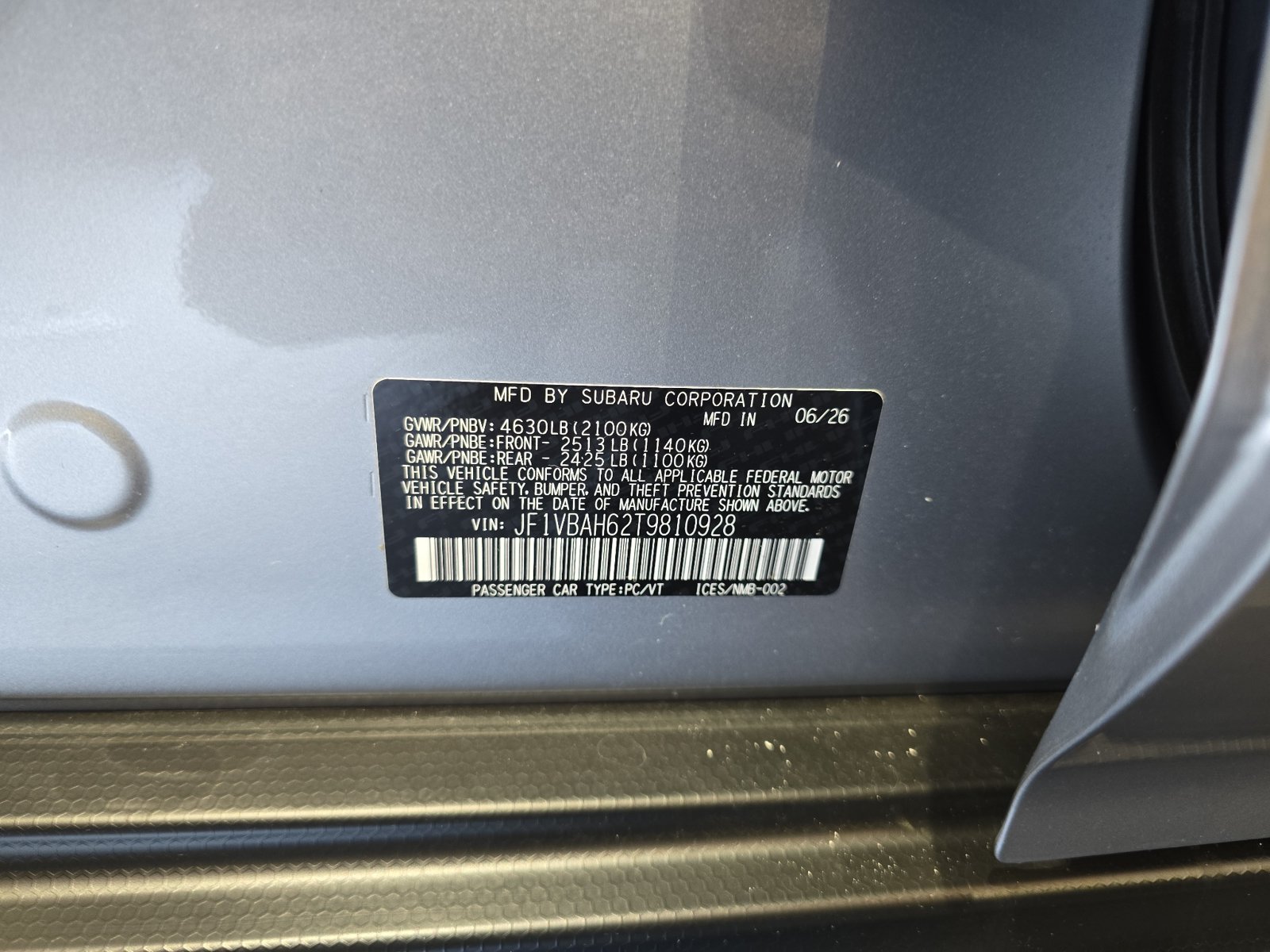 New 2026 Subaru WRX Premium AWD/4WD image 19