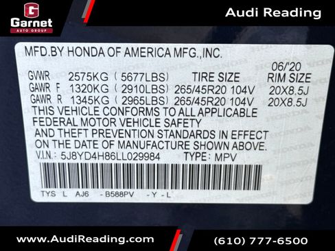 Used 2020 Acura MDX Advance image 28