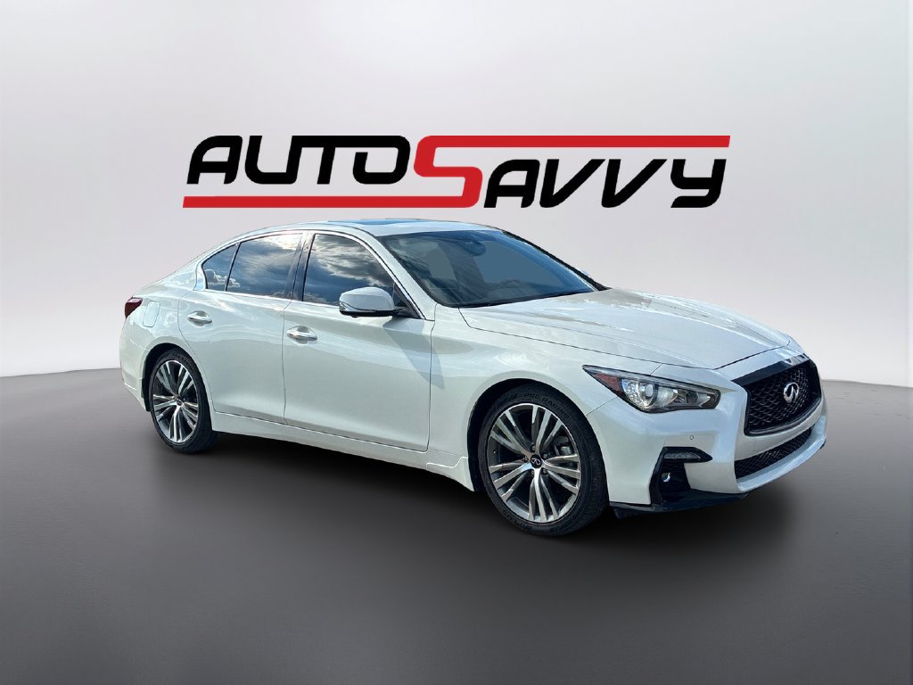Used 2022 INFINITI Q50 Sensory w/ All Weather Package RWD image 3