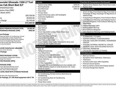 New 2026 Chevrolet Silverado 1500 LT Trail Boss w/ LT Trail Boss Premium Package image 2