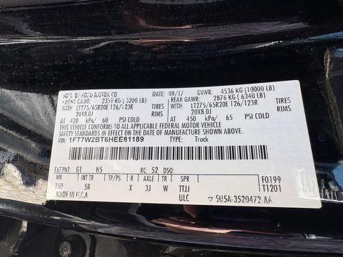 Used 2017 Ford F250 Lariat w/ Lariat Value Package AWD/4WD image 15