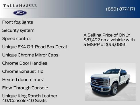 New 2025 Ford F250 King Ranch w/ Chrome Package image 47