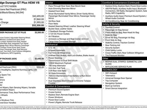 New 2026 Dodge Durango GT image 2