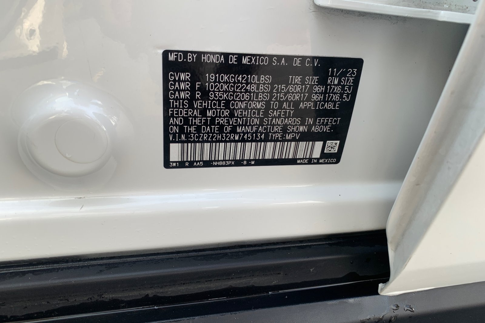 Used 2024 Honda HR-V LX image 38