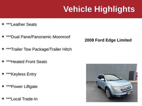 Used 2008 Ford Edge Limited AWD/4WD image 10