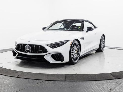 Used 2022 Mercedes-Benz SL 55 AMG 4MATIC w/ Driver Assistance Package image 3