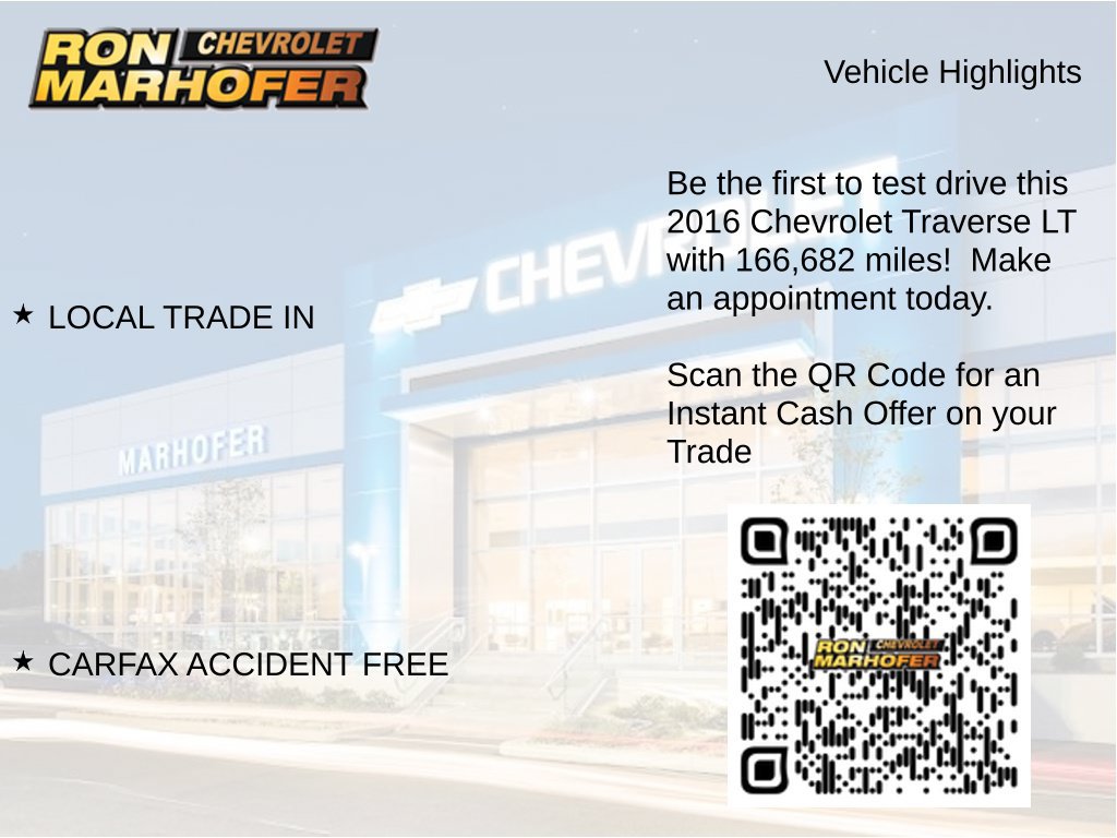 Used 2016 Chevrolet Traverse LT w/ Style and Technology Package AWD/4WD image 3