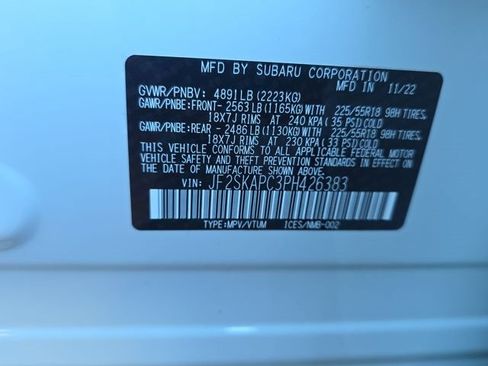 Certified 2023 Subaru Forester Limited image 9