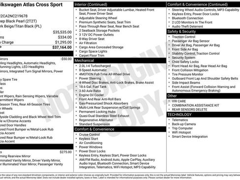 Used 2022 Volkswagen Atlas Cross Sport SE AWD/4WD image 9