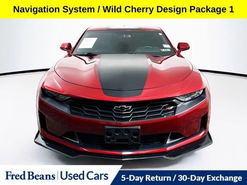 Used 2021 Chevrolet Camaro LT w/ Wild Cherry Design Package 2 RWD image 2