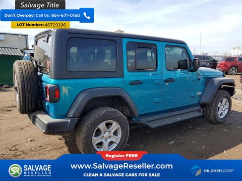 Used 2019 Jeep Wrangler Unlimited Sport S AWD/4WD image 4