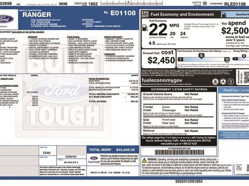 Certified 2024 Ford Ranger XLT image 5