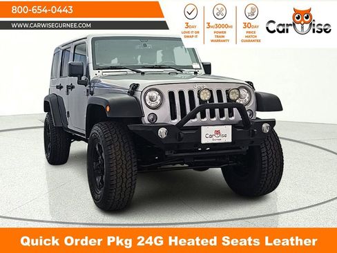 Used 2017 Jeep Wrangler Unlimited Sahara w/ Connectivity Group AWD/4WD image 1