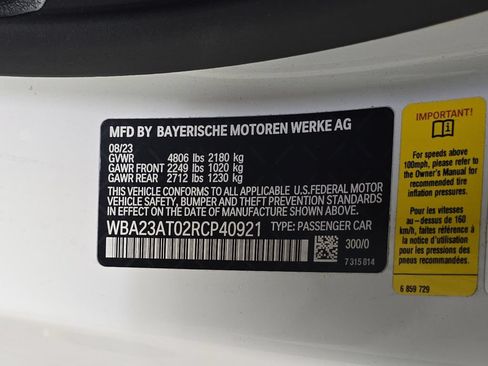 Used 2024 BMW 430i Convertible w/ Convenience Package RWD image 32