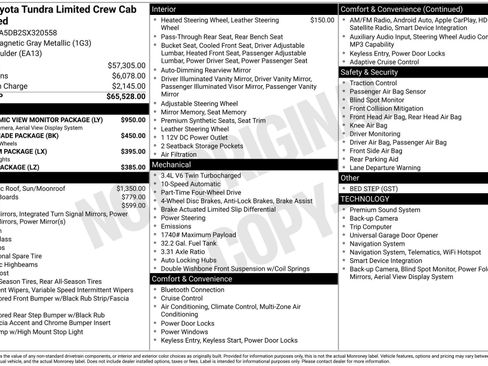 Used 2025 Toyota Tundra Limited AWD/4WD image 46