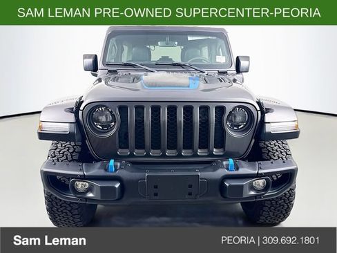 Used 2023 Jeep Wrangler Unlimited Rubicon 4xe w/ Steel Bumper Group AWD/4WD image 2