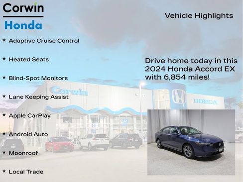 Used 2024 Honda Accord EX image 6