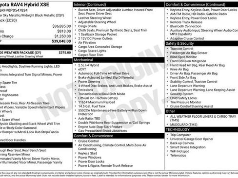 Certified 2023 Toyota RAV4 XSE w/ XSE Grade Weather Package AWD/4WD image 30