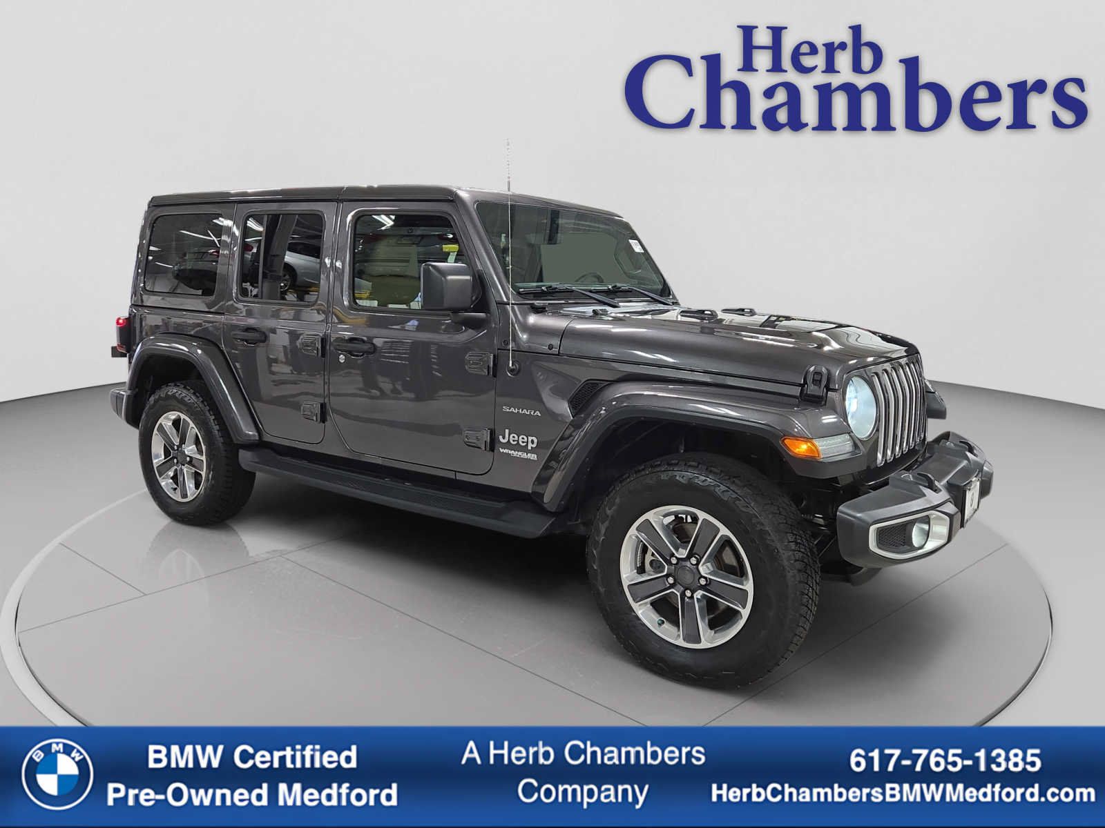 Used 2019 Jeep Wrangler Unlimited Sahara AWD/4WD image 1