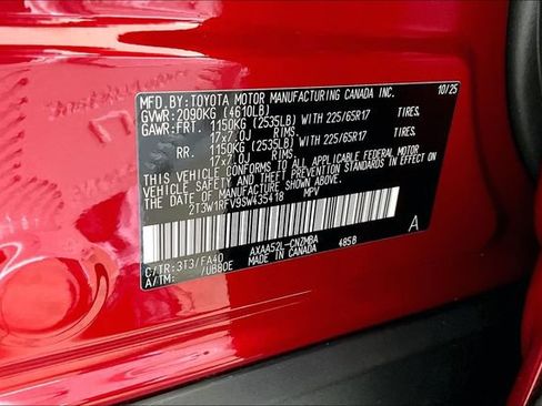 Used 2025 Toyota RAV4 XLE w/ Convenience Package FWD image 16