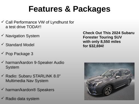 Used 2024 Subaru Forester Touring w/ POP Package 3 AWD/4WD image 4