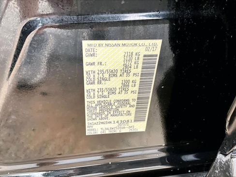 Used 2017 Nissan Murano Platinum w/ Platinum Technology Package image 35