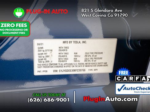 Used 2021 Tesla Model Y Long Range AWD/4WD image 9