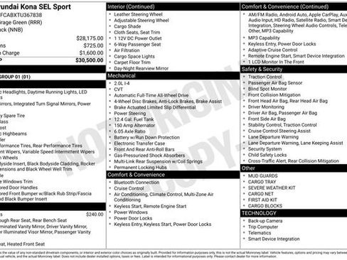 New 2026 Hyundai Kona SEL Sport image 24