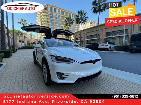 Used 2018 Tesla Model X 75D AWD/4WD image 1