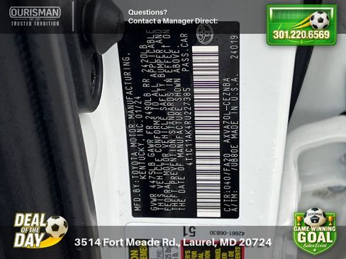 Used 2024 Toyota Camry LE FWD image 29