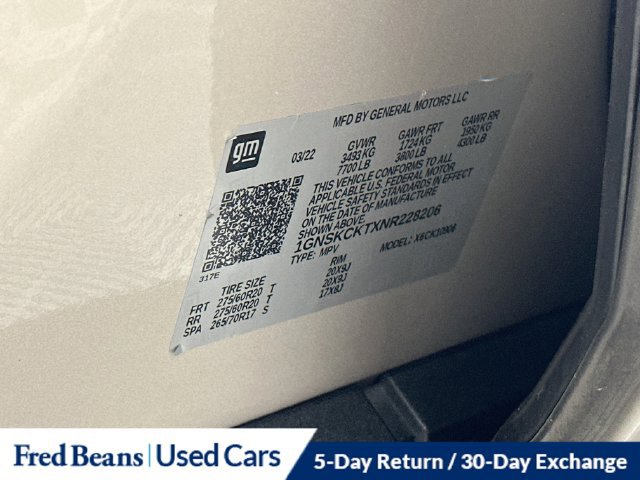 Used 2022 Chevrolet Suburban LT w/ Luxury Package AWD/4WD image 41