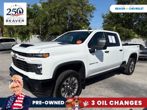 Used 2024 Chevrolet Silverado 2500 Custom w/ Custom Value Package AWD/4WD image 1