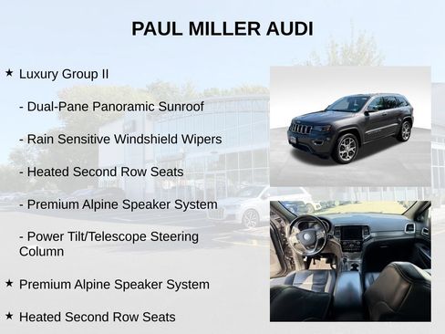 Used 2020 Jeep Grand Cherokee Limited w/ Luxury Group II AWD/4WD image 15