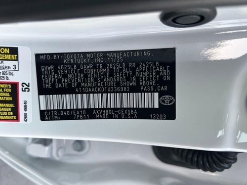 New 2026 Toyota Camry SE image 25