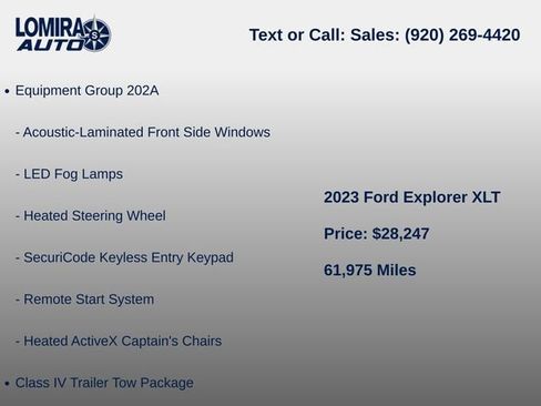 Used 2023 Ford Explorer XLT AWD/4WD image 5